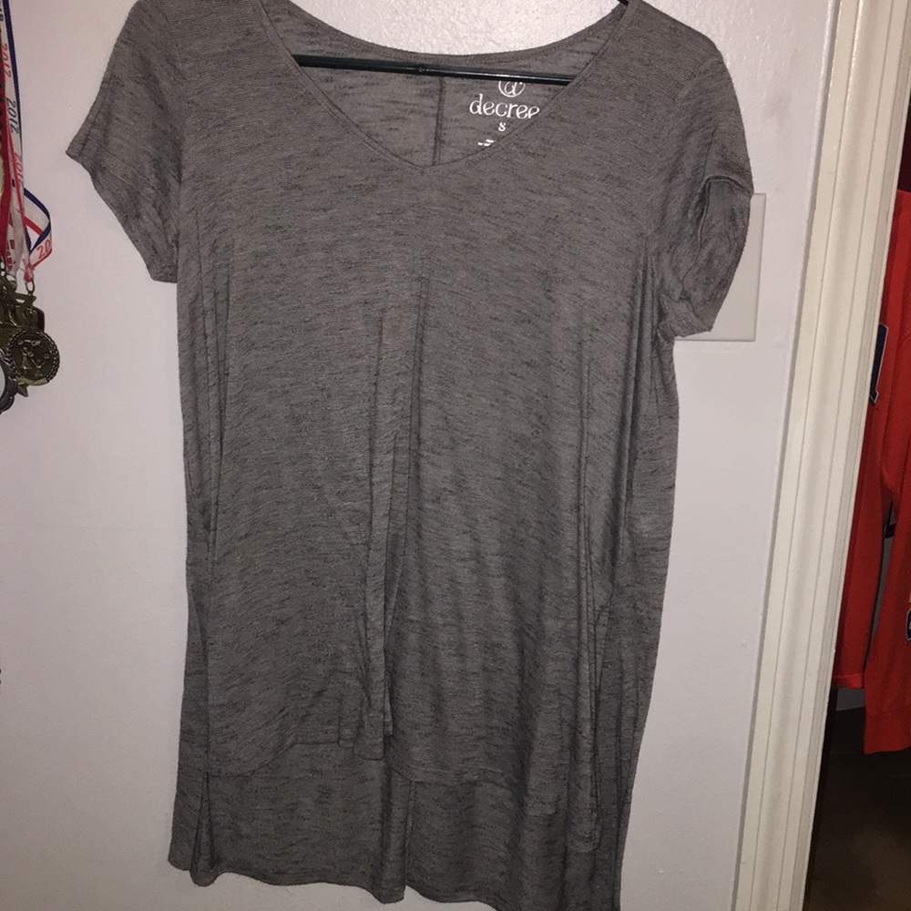 high and low shirt